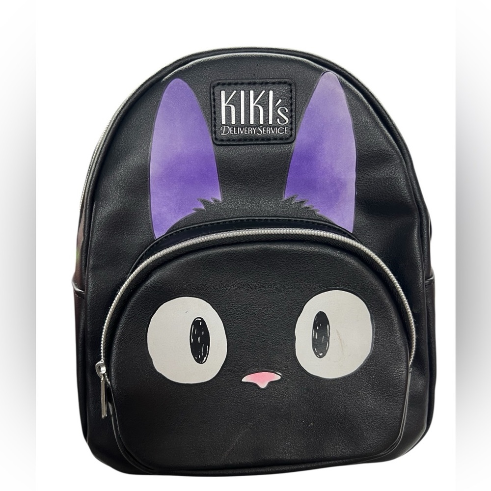 RARE Loungefly Studio Ghibli Kiki Delivery Service Jiji Figural Mini Backpack